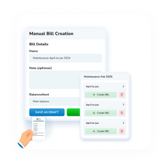 Manual Bill Creation