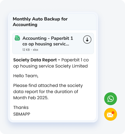 Monthly Auto Backup for Accounting