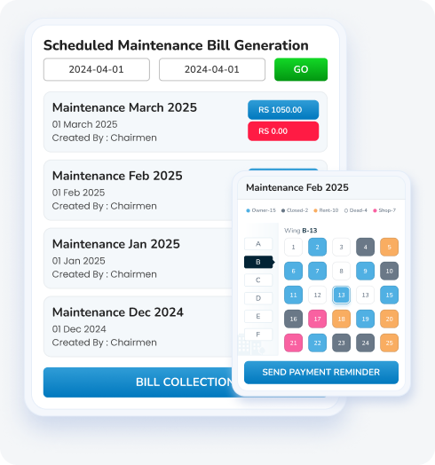 Scheduled Maintenance Bill Generation