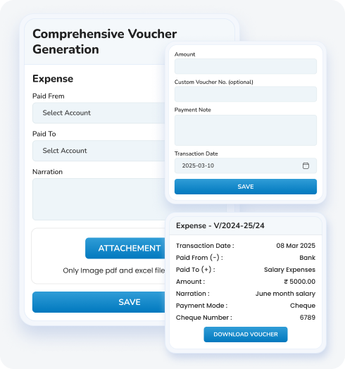 Comprehensive Voucher Generation