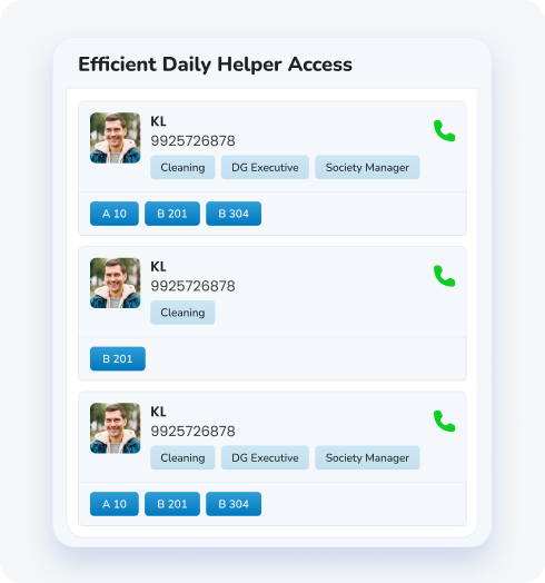 Efficient Daily Helper Access